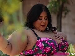 Die fette Frau von Stand lässt gegenseitig vögeln